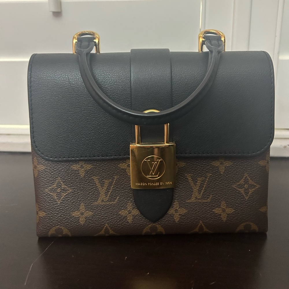Louis Vuitton Locky Bag Crossbody Black BB with Strap Excellent Condition